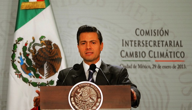 Pena Nieto anuncia líneas de política ambiental. Foto: Presidencia de la República