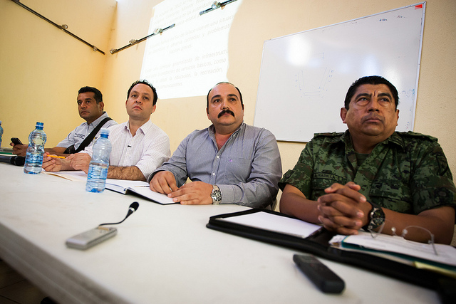 Autoridades en la reunión realizada en Cuautitlán