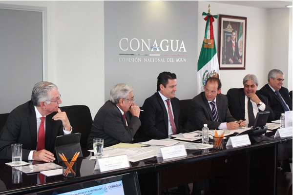 Reunión entre autoridades de Jalisco y de la Conagua. Imagen: Conagua