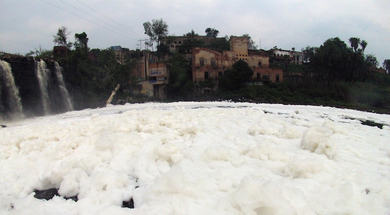 Contaminación del Río Santiago. Imagen Héctor Guerrero