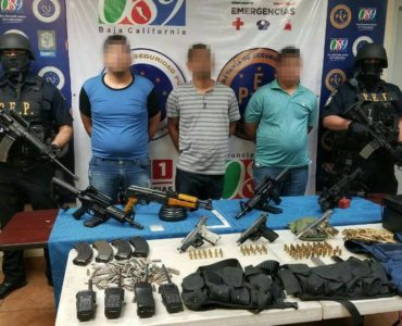 Captura de Óscar Parra, traficante de totoaba. Foto de la Policía Estatal Preventiva de Baja California