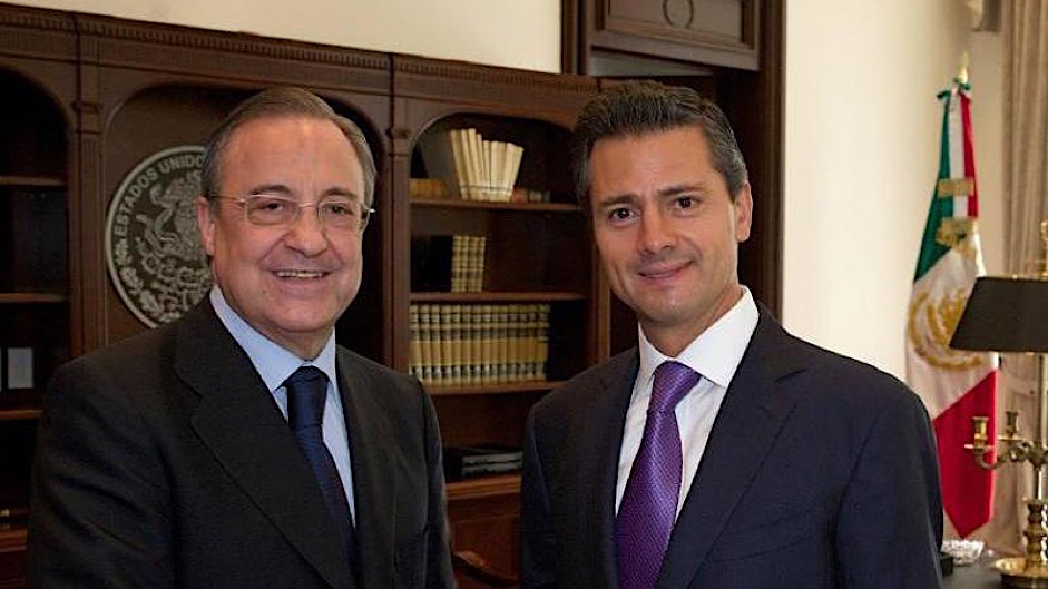 Florentino Pérez y Enrique Peña Nieto