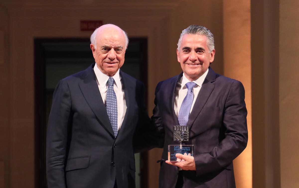 Gerardo Ceballos recibió el Premio BBVA a la Conservación de la Biodiversidad, en el año 2017