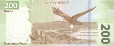 Nuevo billete de 200 pesos águila real México