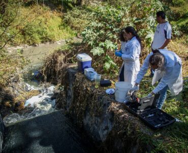 Descargas contaminantes en Tlaxcala. Foto: Mario Marlo