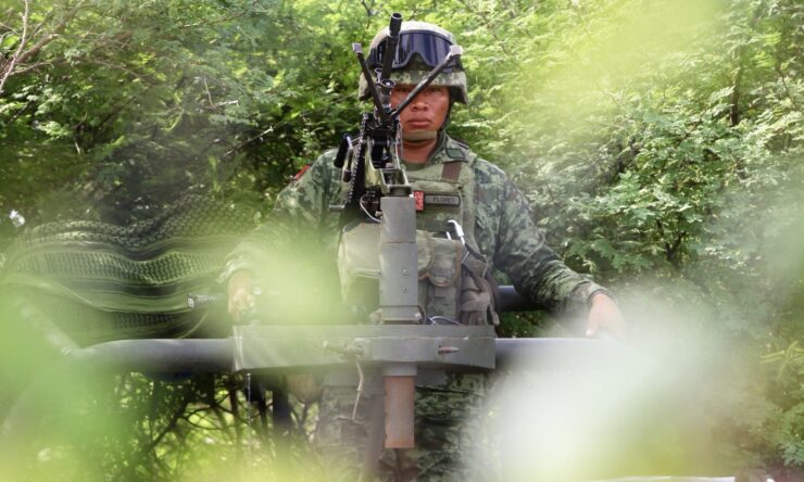 Militares en un bosque. Foto ilustrativa